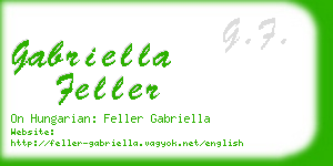 gabriella feller business card